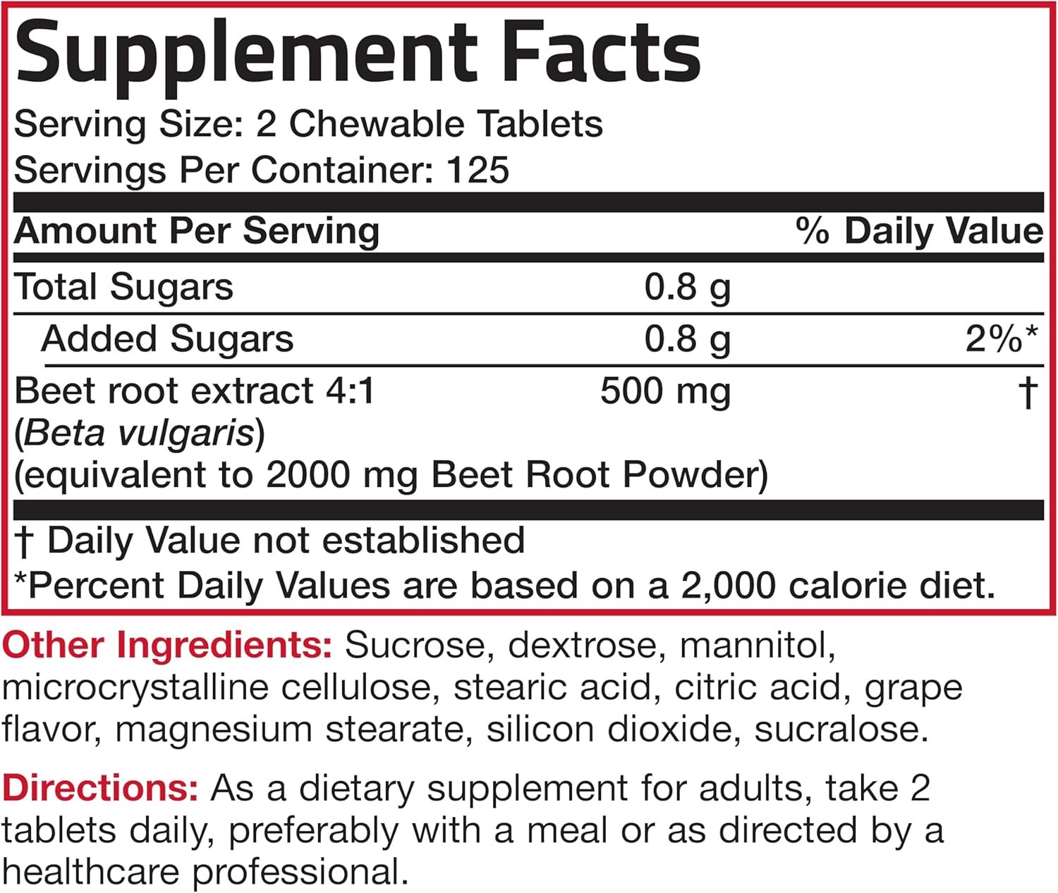 Bronson Beet Root Chewables Review