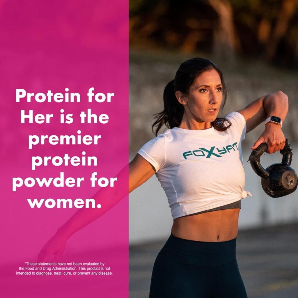 Protein for Her, Vanilla Cupcake Whey Protein Powder with CLA and Biotin for a Healthy Glow (1.85 lbs)