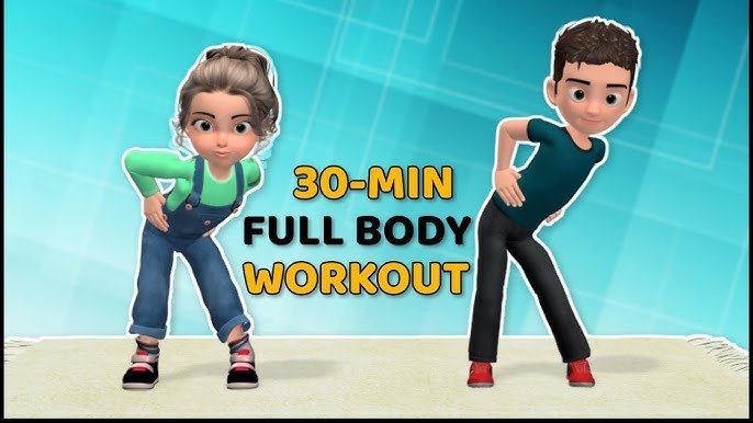 Full Body Fitness Exercise for Kids: The Ultimate 30-Minute Workout Challenge