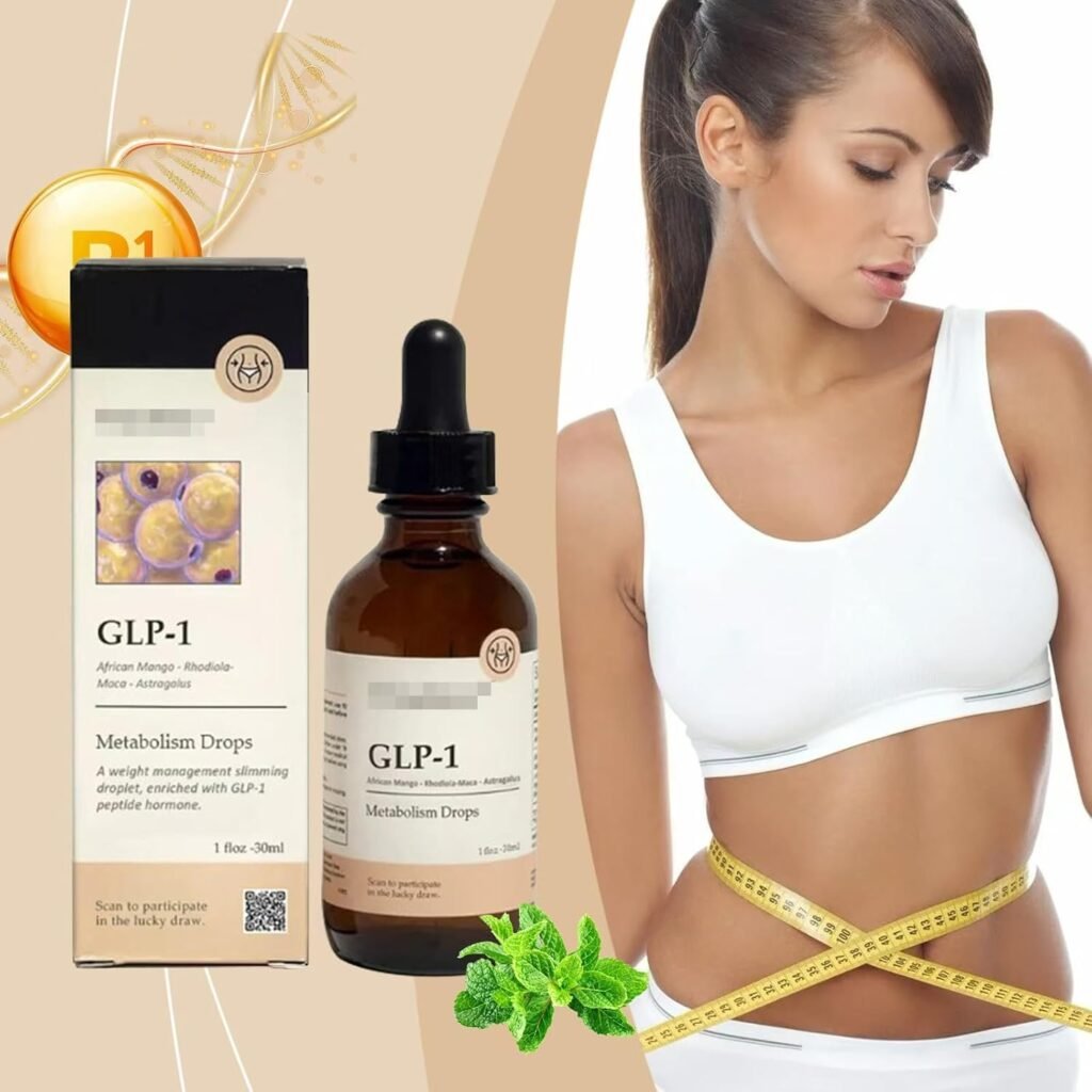 TRIMOVA Drops, VITASLIMN GLP-1 Metabolism Drops, VITASLIMN Metabolism Vitamin Drop, GLP-1 Slifuse Satiation Burn Drops, Wellemp Metabolism Vitamin Drops for MenWomen(1pc)