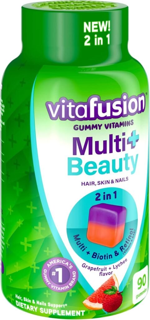 Vitafusion Womens Multivitamin Gummies, Berry Flavored Daily Vitamins for Women With Vitamins A, C, D, E, B-6 and B-12, America’s Number 1 Gummy Vitamin Brand, 75 Days Supply, 150 Count