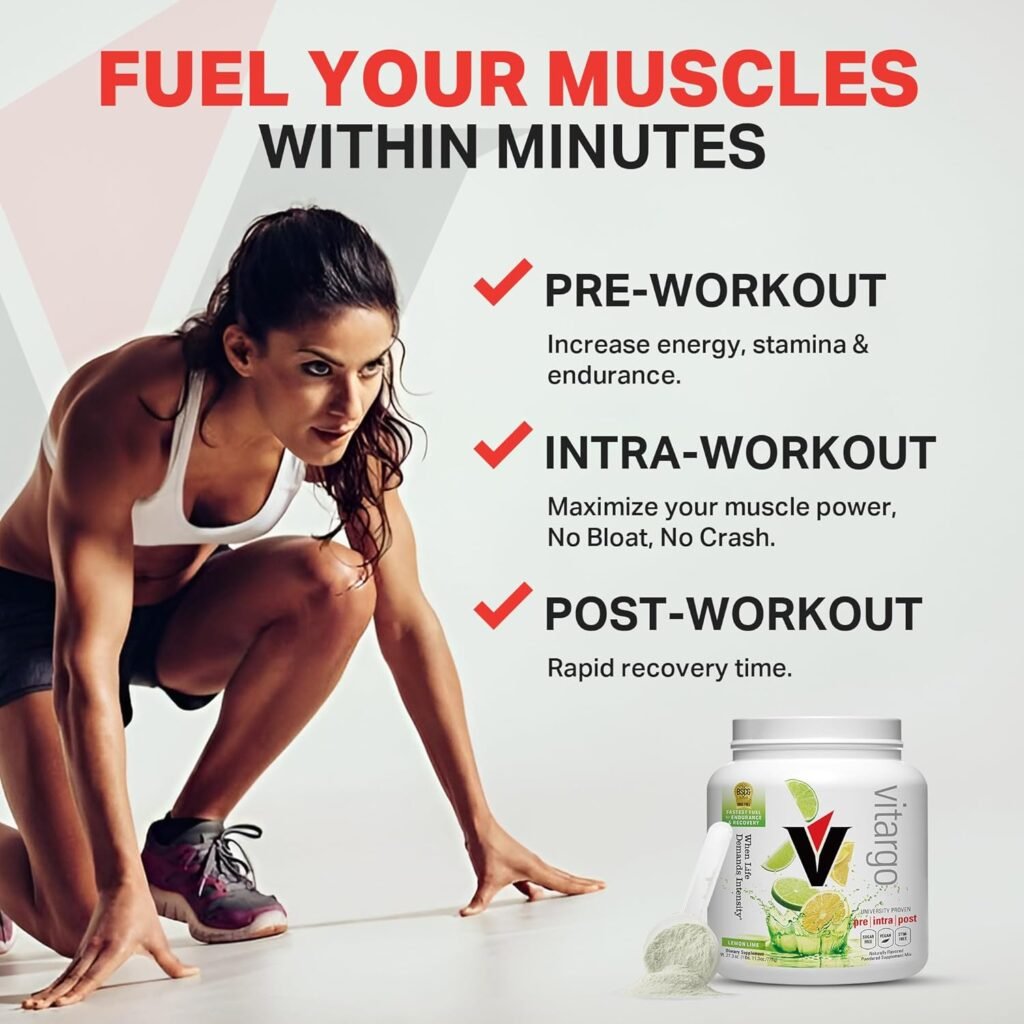 Vitargo Carbohydrate Powder, 2X Faster Muscle Glycogen Replenishment, 1.7 LB Fruit Punch, Pre, Intra  Post, Sugar-Free Complex Carb Powder for Recovery, Endurance  Muscle Gain, Made in USA